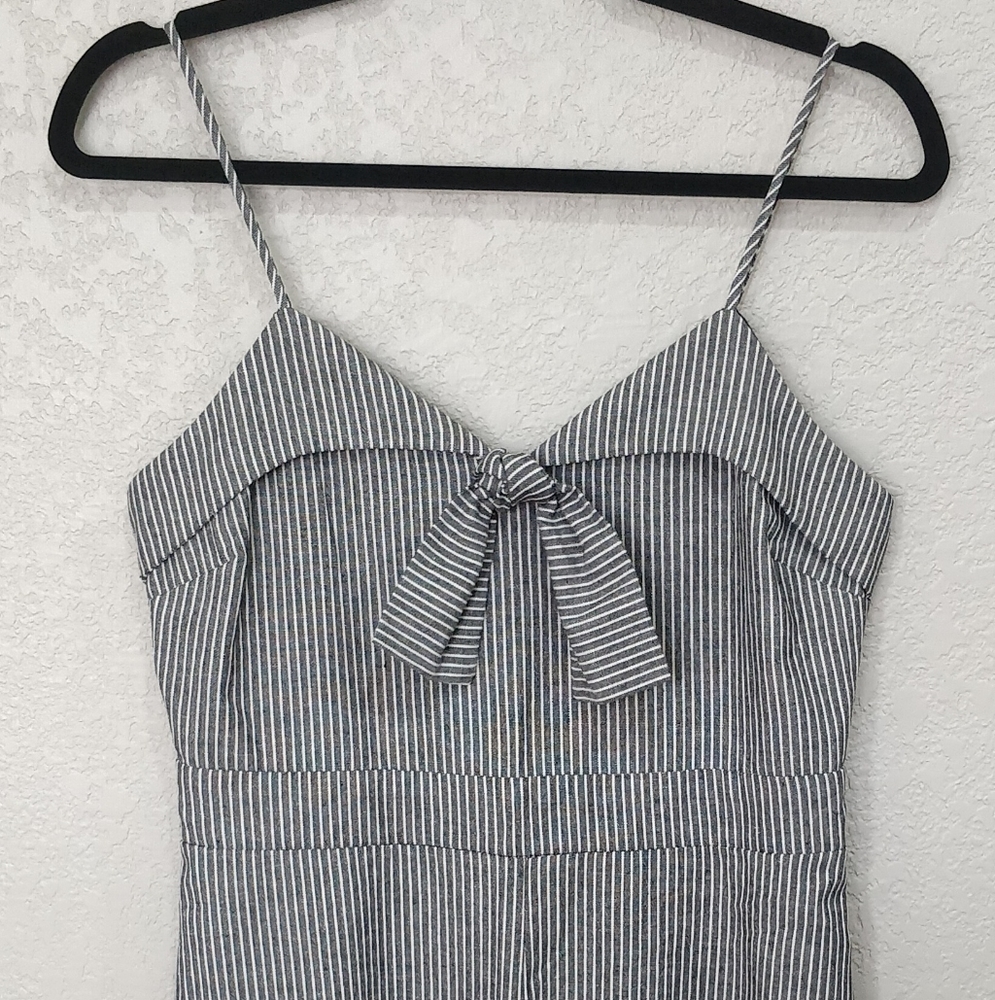 Wide-leg cropped jumpsuit